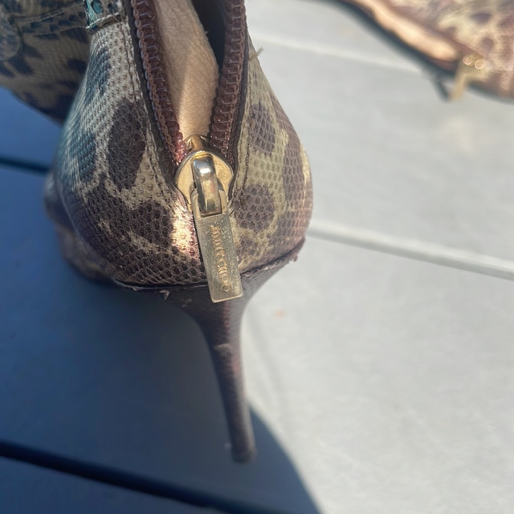 Jimmy Choo Python Boots Size 39 - image 7